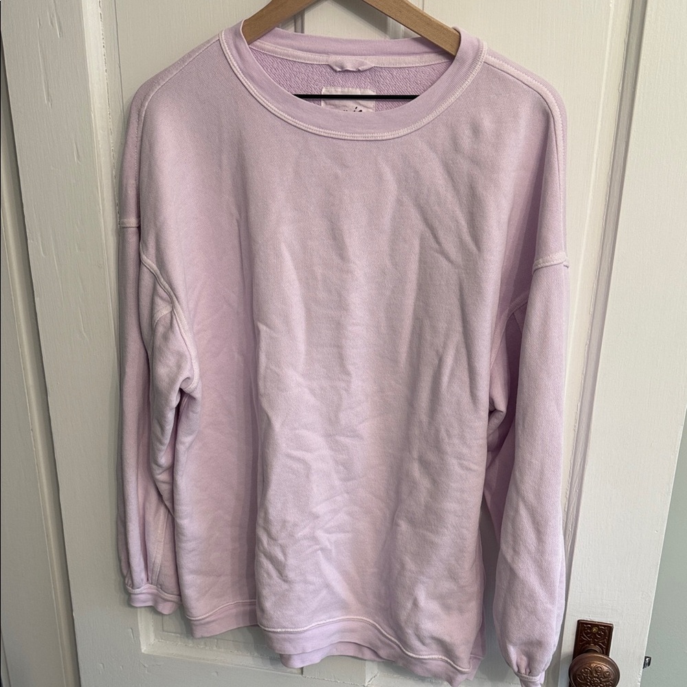 Aerie light purple lightweight sweatshirt